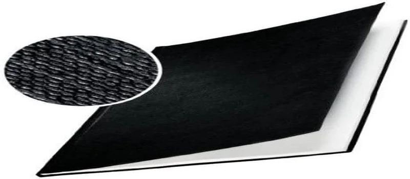 Leitz 73900095 impressBIND Hard Covers, 3.5 mm Spine, Black, Pack of 10