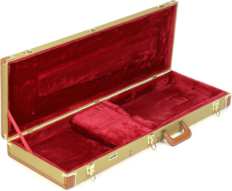 Gator Deluxe Wood Case for Electric Guitars - Tweed