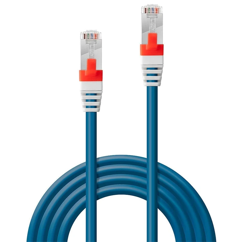 LINDY 30 m CAT6 a FTP, Blue, LSOH, including Test Protocol