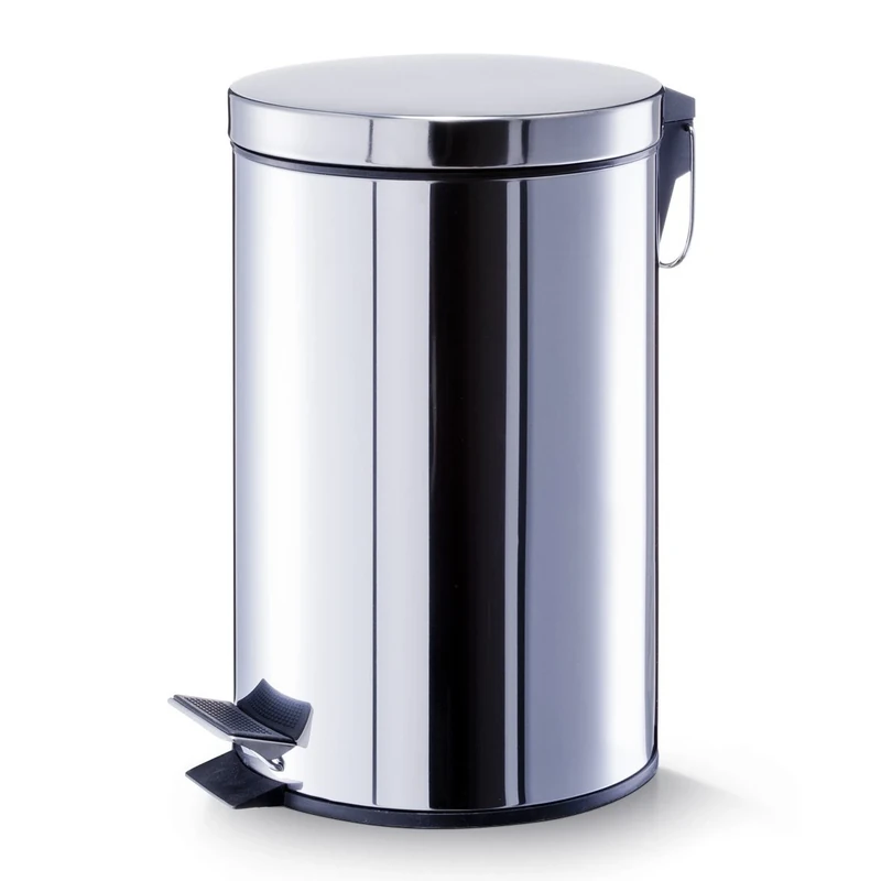 Zeller 18435 Pedal Bin 27 x 26 x 40 12 L Stainless Steel