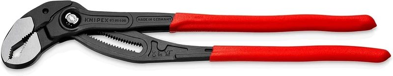 KNIPEX Cobra XL Pipe Wrench and Water Pump Pliers Self-Service Card with Non-Slip Plastic Coating 400 mm, 87 01 400 SB