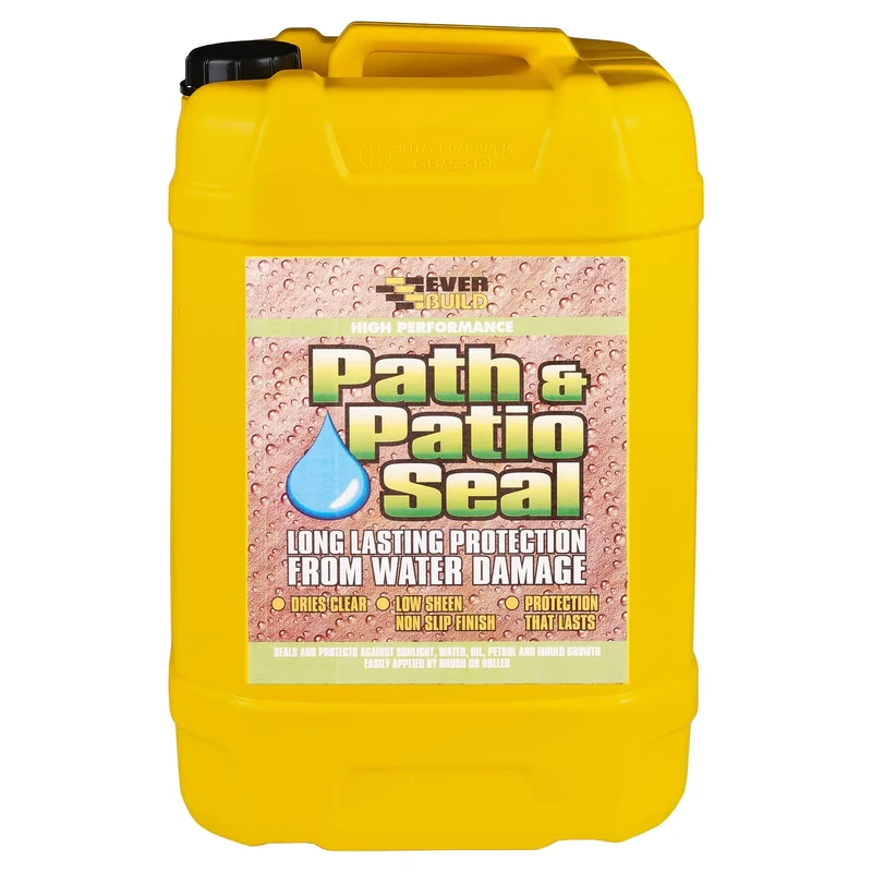 Everbuild 405 High-Performance Path and Patio Seal – Solvent-free – Clear – 25 Litre