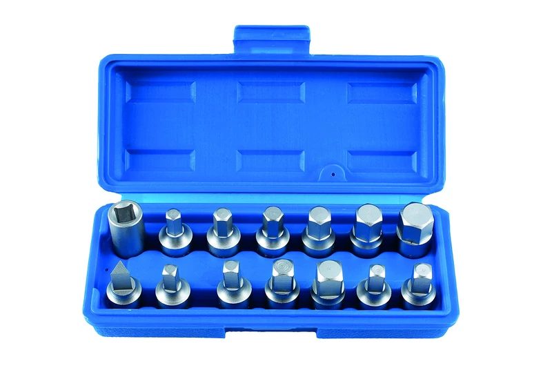 Laser 3175 Drain Plug Key Set 3/8"D 14pc - Image 1