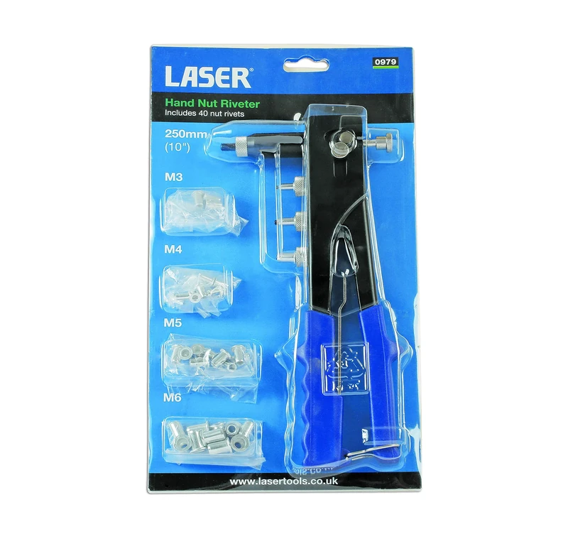 Laser 0979 RivNut Tool with 40 RivNuts