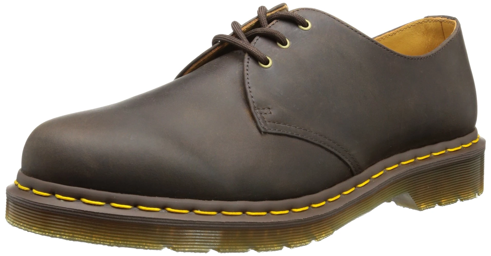 Dr. Marten's 1461 Unisex Lace-Up Shoes, Brown (Gaucho Crazy Horse), 12 UK (47 EU)