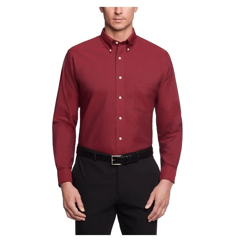 Van Heusen Mens 13v0040 Dress Shirt, Cayenne, XXL UK
