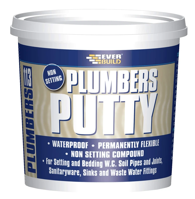 Everbuild 113 Plumbers Putty, Beige, 750 g, 1 - pack (Package may vary)