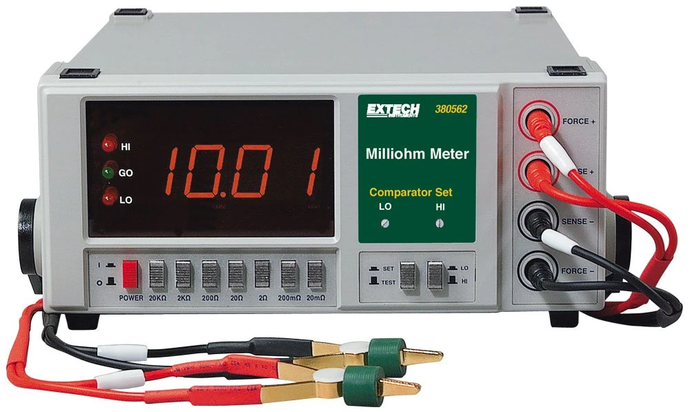 Extech Instruments 380562 220VAC High Resolution Precision Milli Ohm Meter