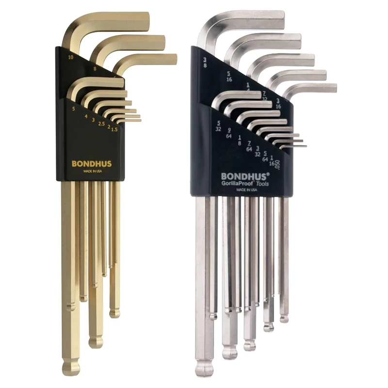 Bondhus, BLX22GB Double Pack BALLEND HEX Key Set BLX9G + BLX13B, 20399