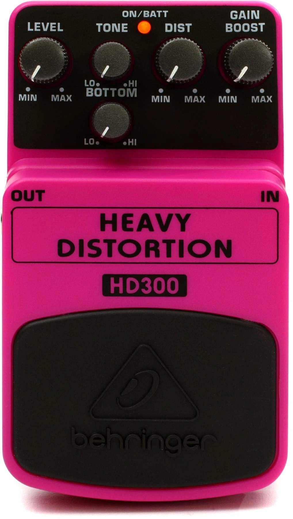 Behringer HEAVY DISTORTION HD300 Heavy Metal Distortion Effects Pedal