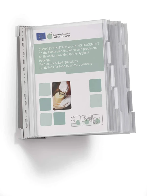 Durable 583100 Function Safe Wall Display Panels - Assorted (Pack of 10)