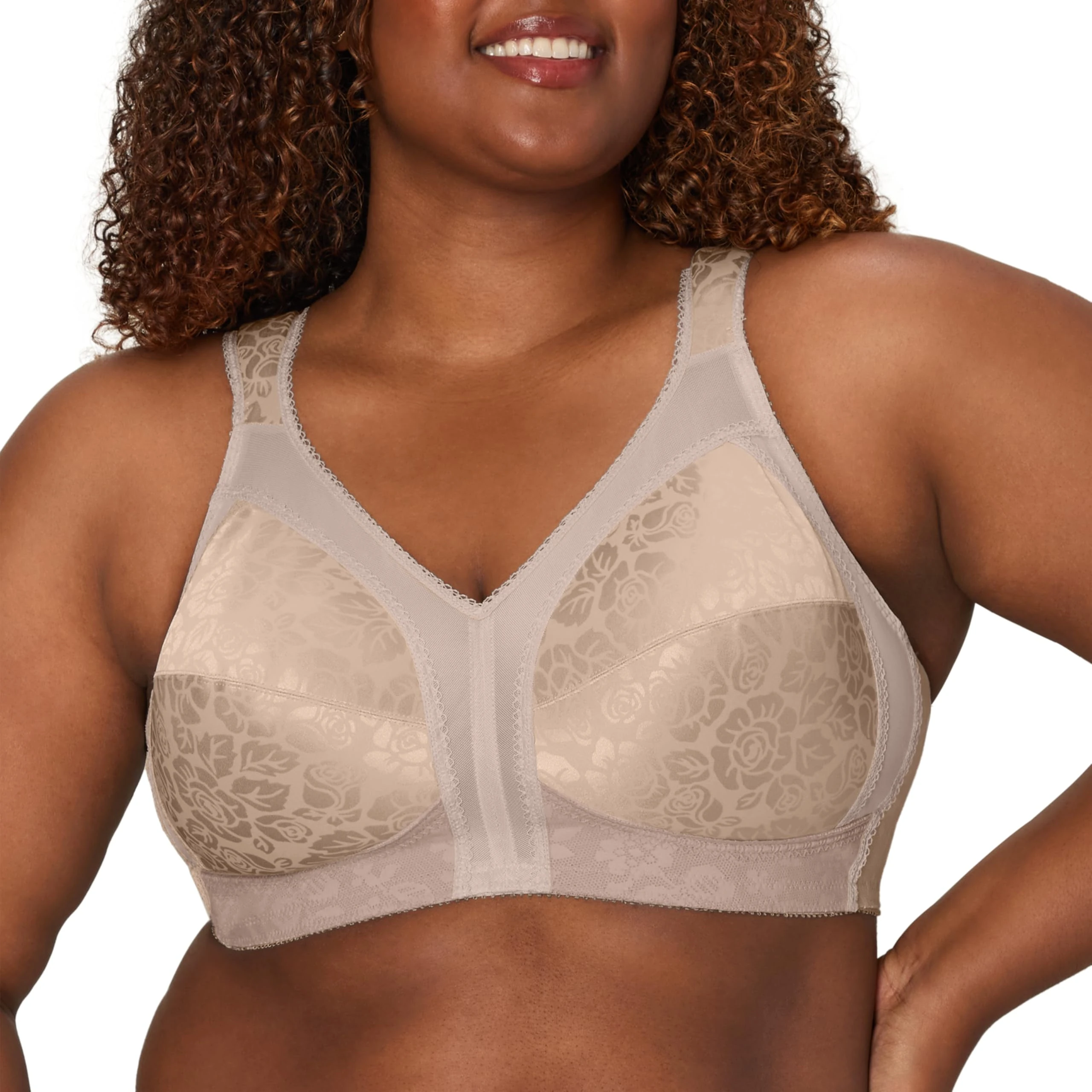 Playtex Women's 18 Hour Original Comfort Strap Wirefree Bra, Toffee,40B