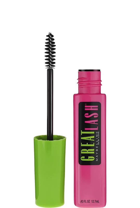 Maybelline Great Lash Volumising Thickening Mascara - Blackest Black