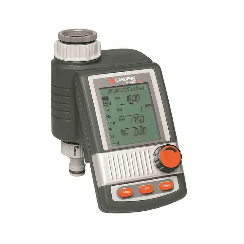 Gardena 01864-20 Water Computer Master Control, Black/Grey/Orange, 10 x 8 x 5 cm