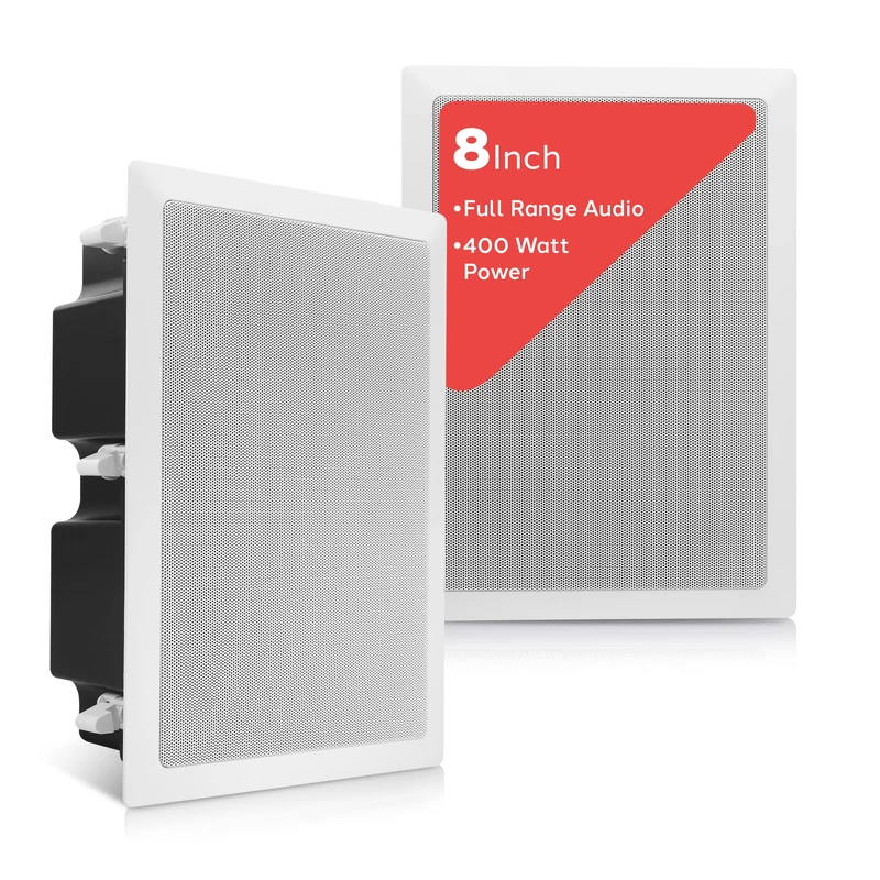 Pyle PDIW87 loudspeaker - loudspeakers (AC, In-wall/in-ceiling, Wired, Terminal, 50 - 20000 Hz)