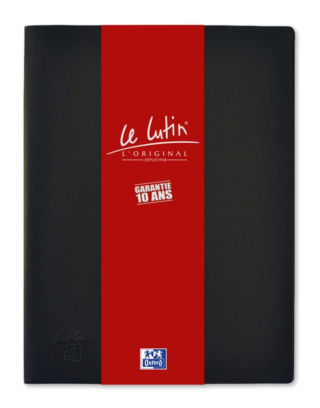 Elba 100206375 Tabletop Flip Chart Easel, A4 with 20 Sleeves Black