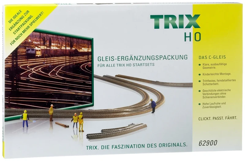 Trix 62900 Large H0 Track Supplement Set