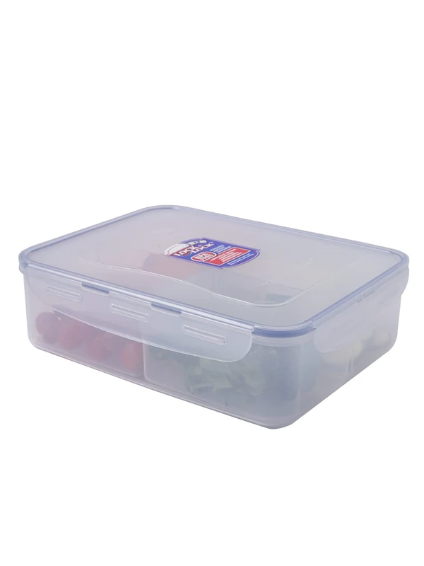 Lock & Lock 3.9 Litre Rectangular Container with 4 Compartments - Image 1