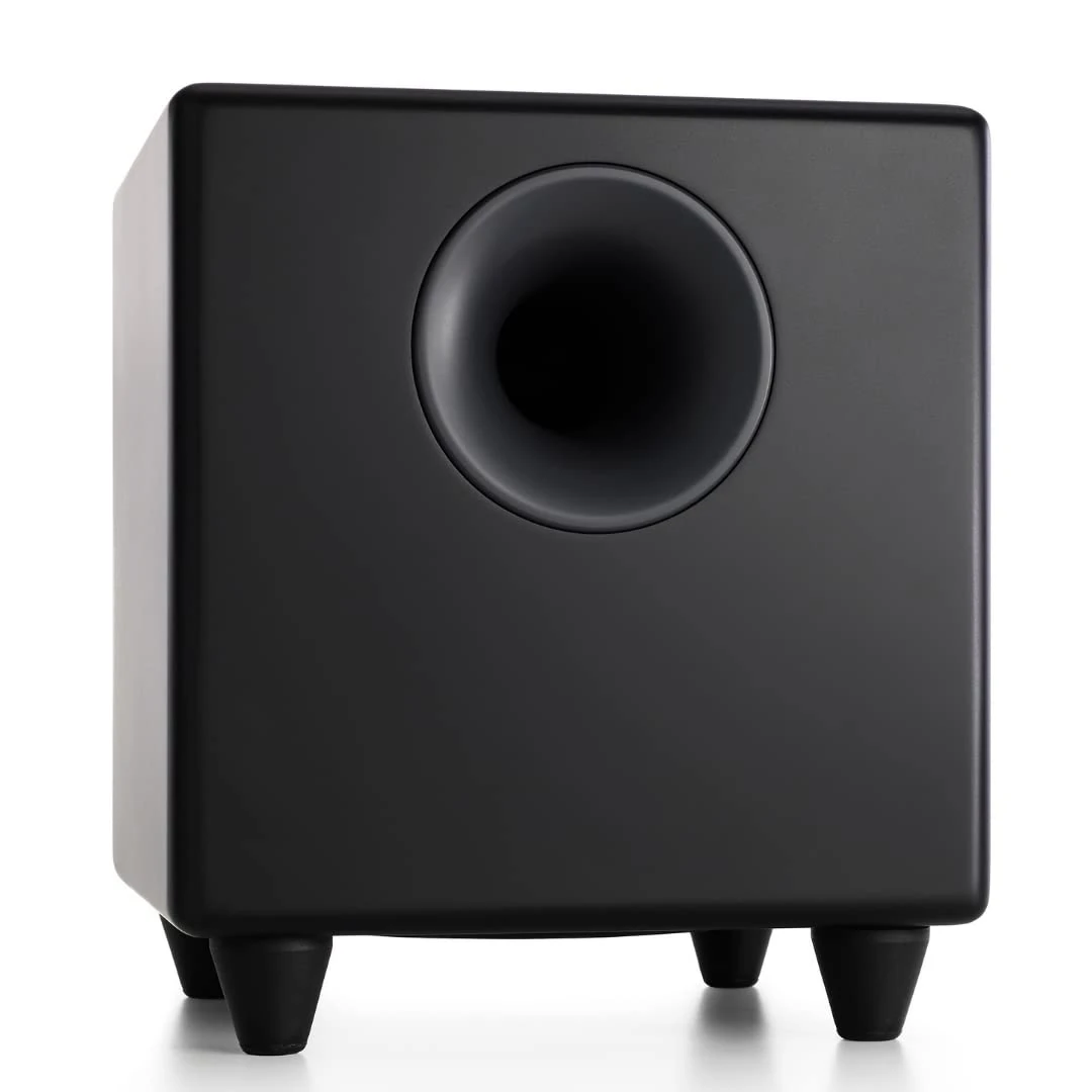 Audioengine S8 Powered Subwoofer Speaker - 250W 8-inch Home Subwoofer with Built-in Amplifier (Black)