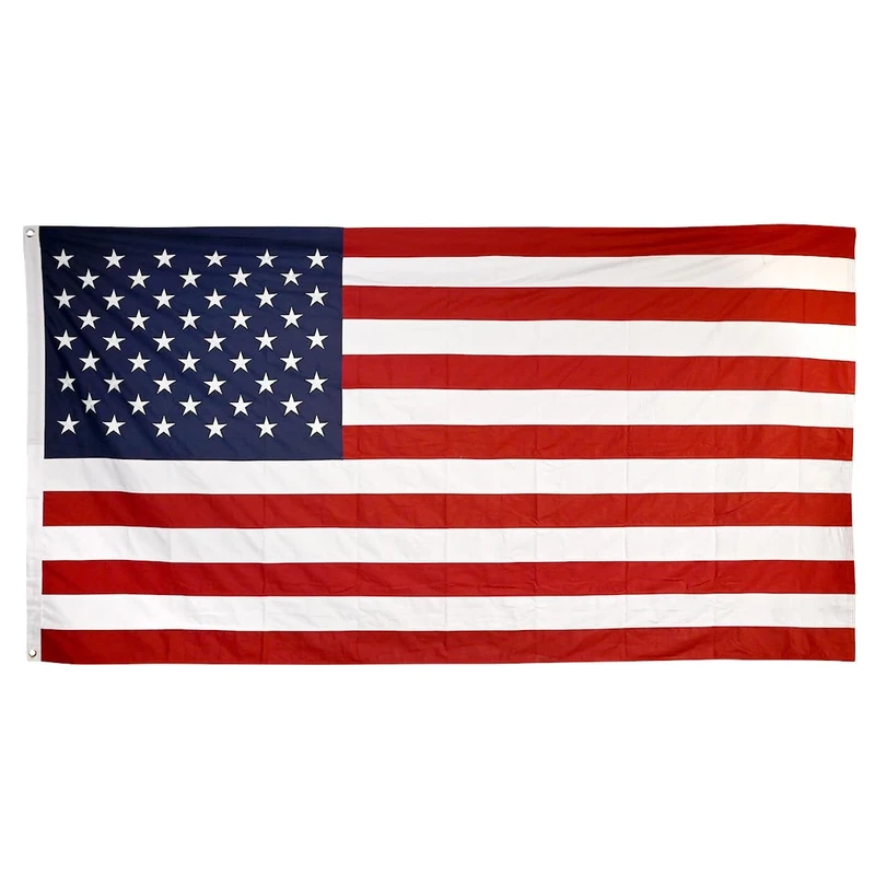 Online Stores American Cotton Flag - 5ft x 9.5ft Memorial Size