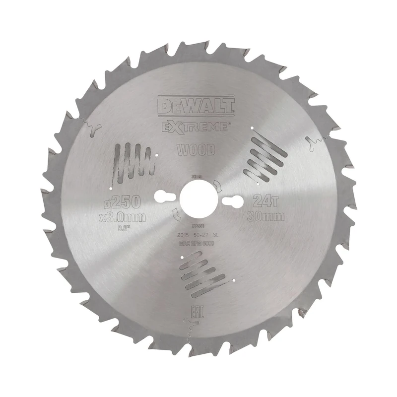 DEWALT DT4301QZ 250 x 30mm x 24-Tooth Circular Saw Blade Series 60