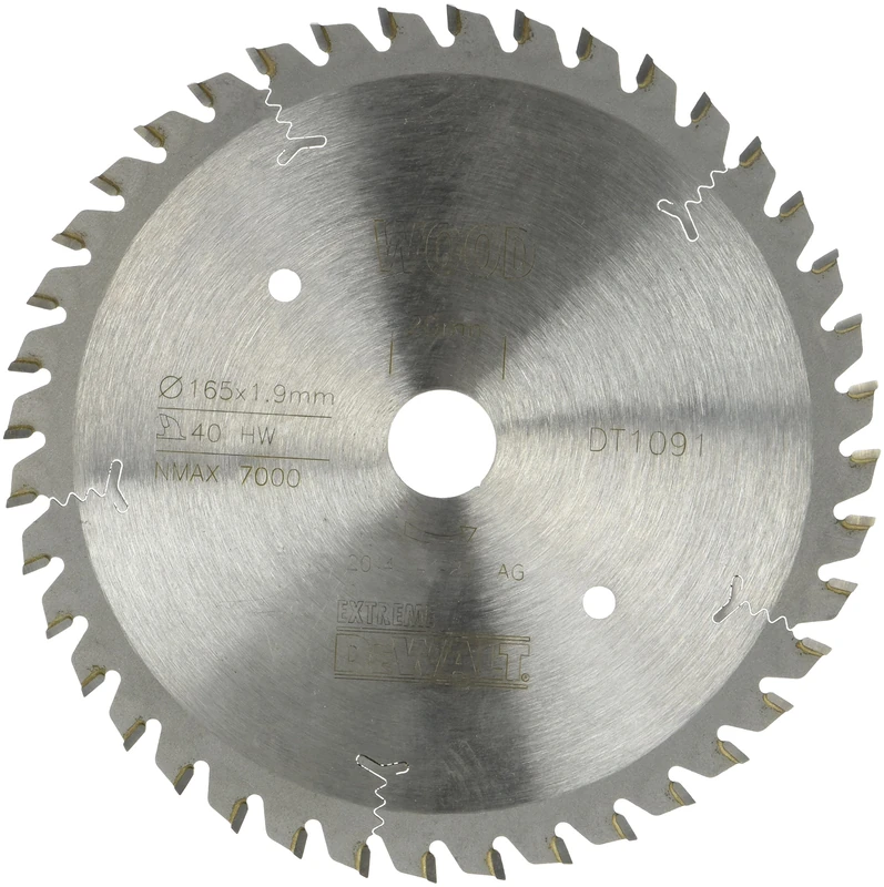DeWalt DT1091-QZ Dewalt Plunge Saw Blade 165Mm X 2Mm