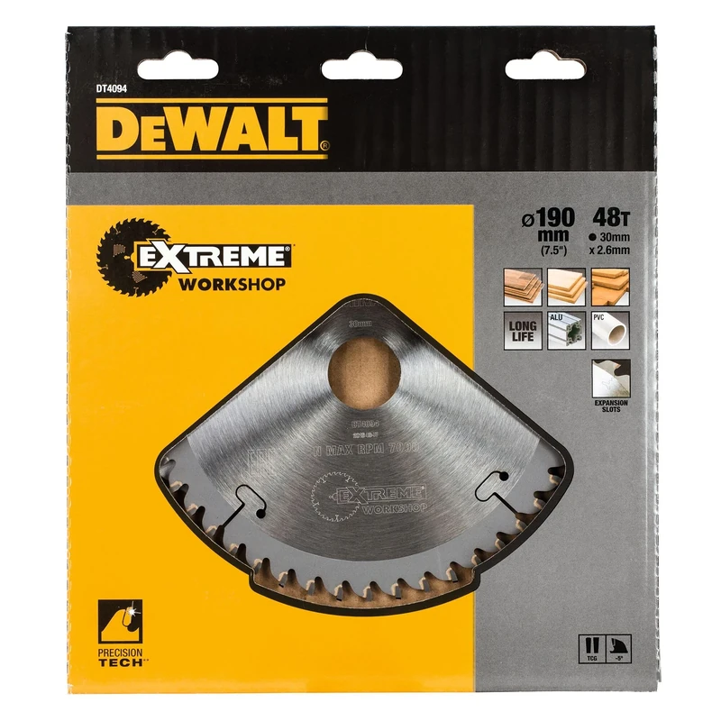 dewalt DT4094-QZ 190 48 30 Extreme Blade TCG - Silver