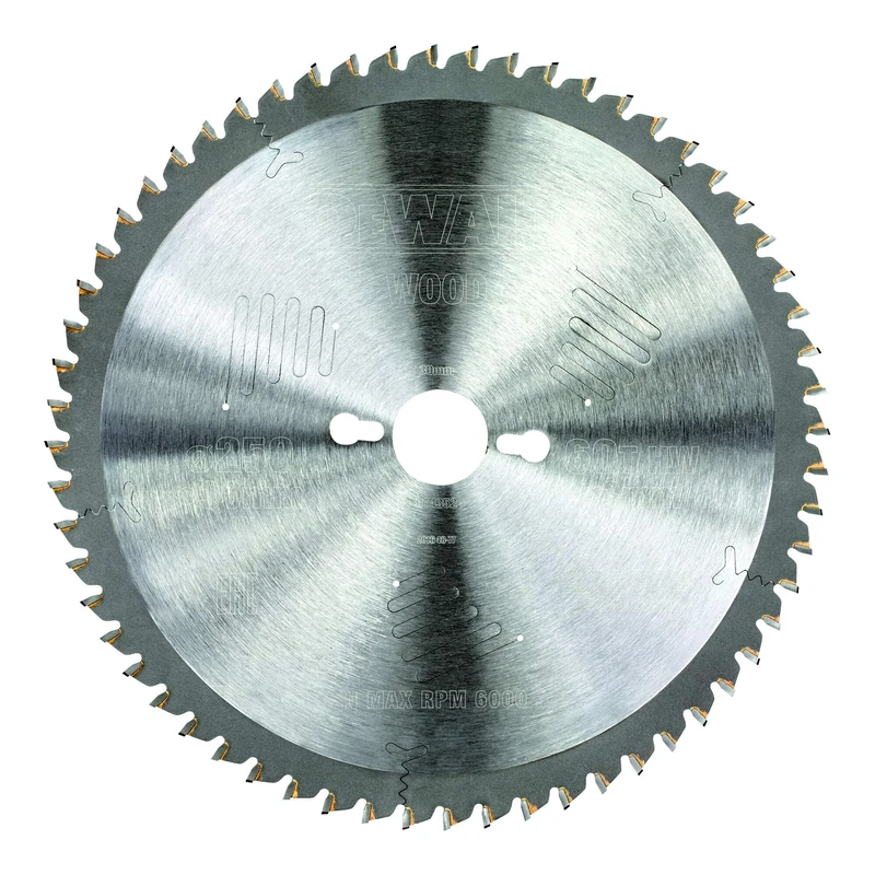 Dewalt DT4352-QZ DT4352-QZ-Hoja para Sierra Circular estacionaria 250x30mm 60D