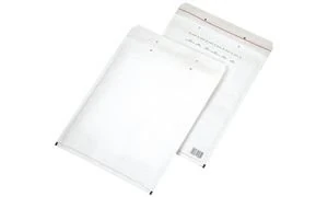 Mailmedia 411180 Bubble Wrap Bags Type H18, White, 27 g - Image 1