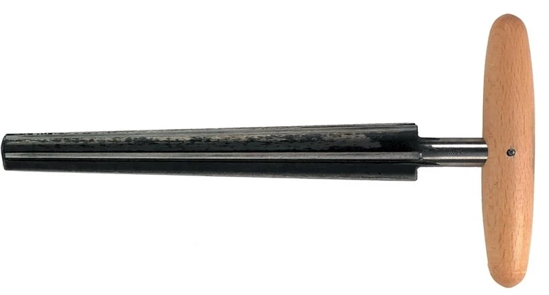 Herdim Spiked reamer double bass, 3-edge, cutting length 220 mm, cone 1:17, diameter 21.0-34.0 mm