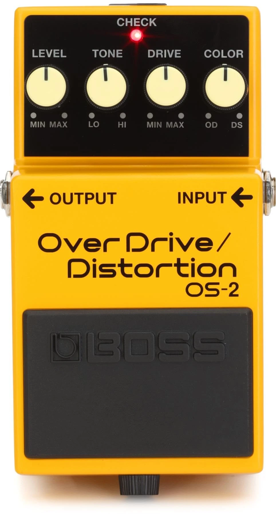BOSS Overdrive/Distortion Guitar Pedal (Os-2),Gold