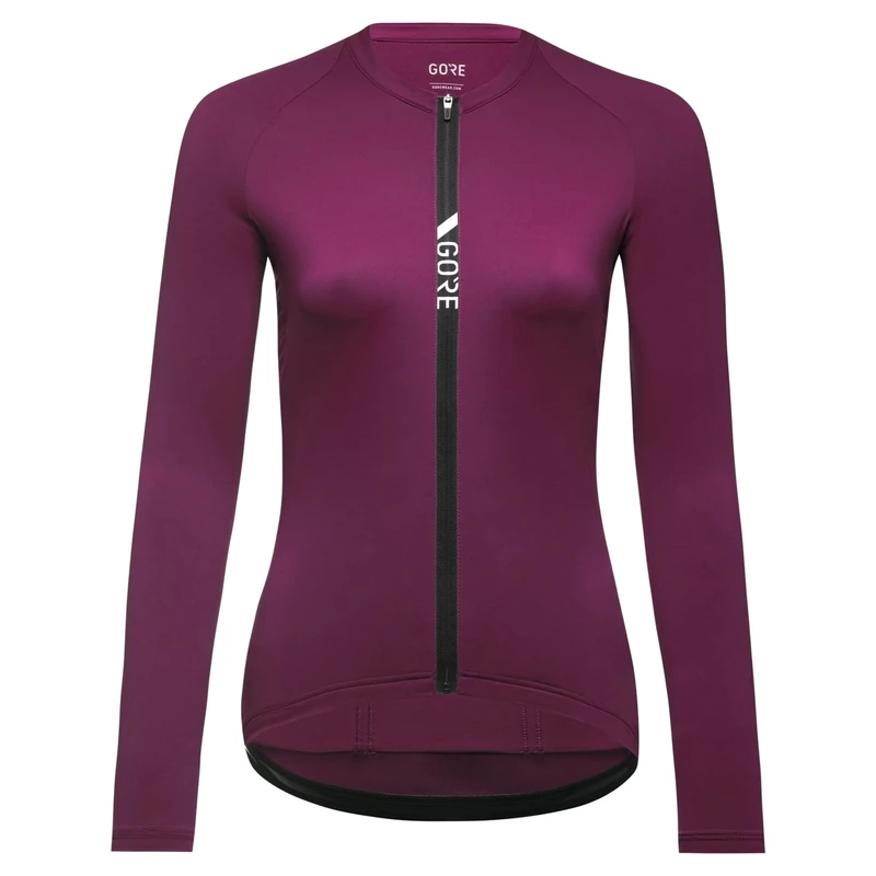 GORE WEAR Women's Breathable Cycling Jersey, Torrent, Fast Moisture Wicking, Long Sleeve Road Bike Style Cycling Shirt, Process Purple, 40
