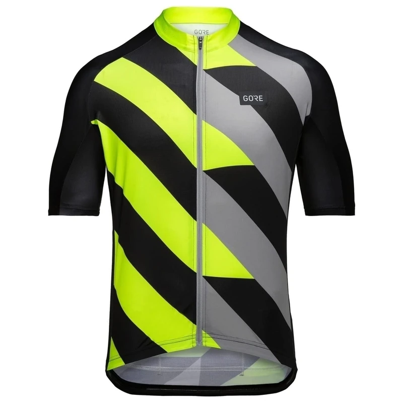 GOREWEAR Signal Jersey Mens, Black/Neon Yellow, M