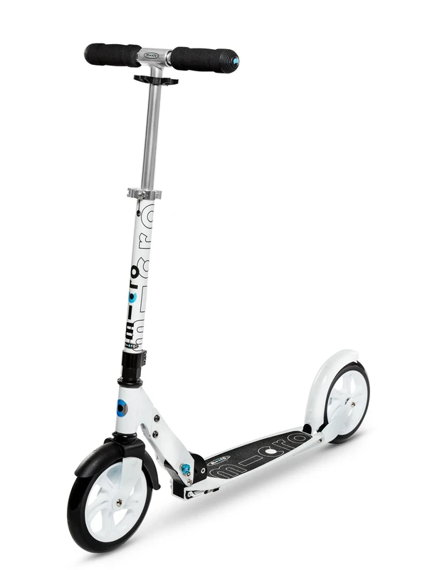 Micro Scooters | Micro Classic Scooter | 8+ Years | Perfect for Adults & Kids | Big Wheels | Foldable | Handlebar Adjustable | White