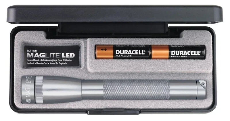 Maglite Boxed AA LED Mini (Grey)