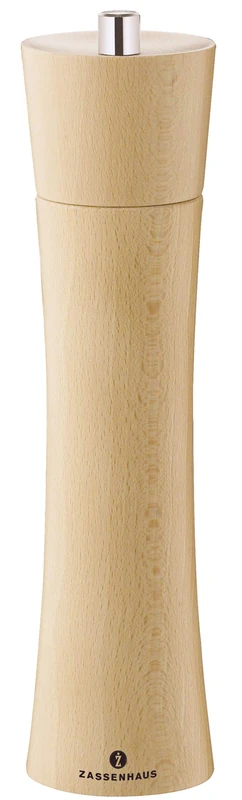 Zassenhaus Frankfurt Salt Mill - Beech Wood, 24cm