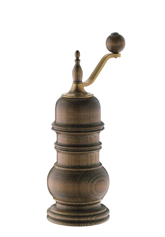 Zassenhaus ZASS4|# Speyer Antique Pepper Mill, Dark Wood, 6x6x18.5 cm