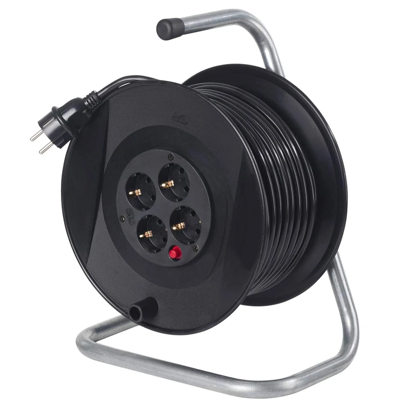 As - Schwabe Action Safety Extension Cable, H05VV-F, 3G1.5, Black, IP20 Indoor use, 11104