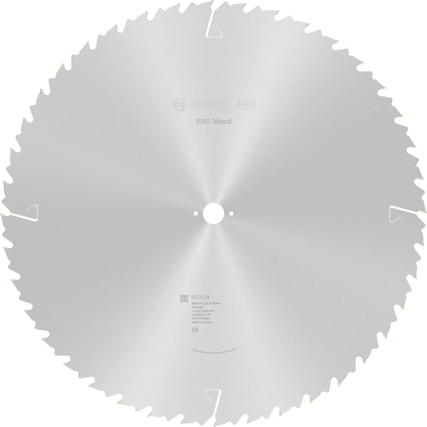 Bosch 1x PRO Wood Longlife Circular Saw Blade for Corded Table Saws (for Softwood, Hardwood, Ø mm, Professional Accessory Table Circular Saw)