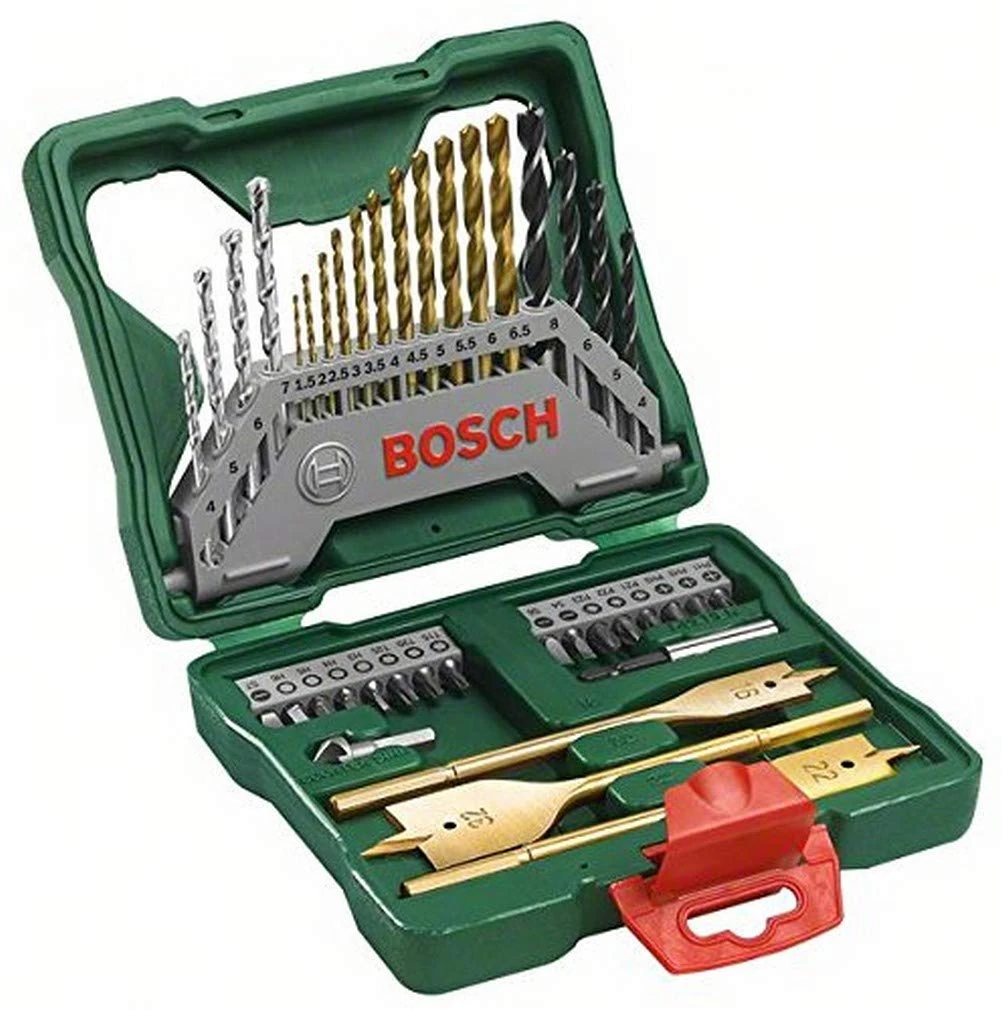Bosch Accessories 40-Pieces X-Line Titanium Drill and Screwdriver Bit Set (for Wood, Masonry and Metal, Accessories Drills)