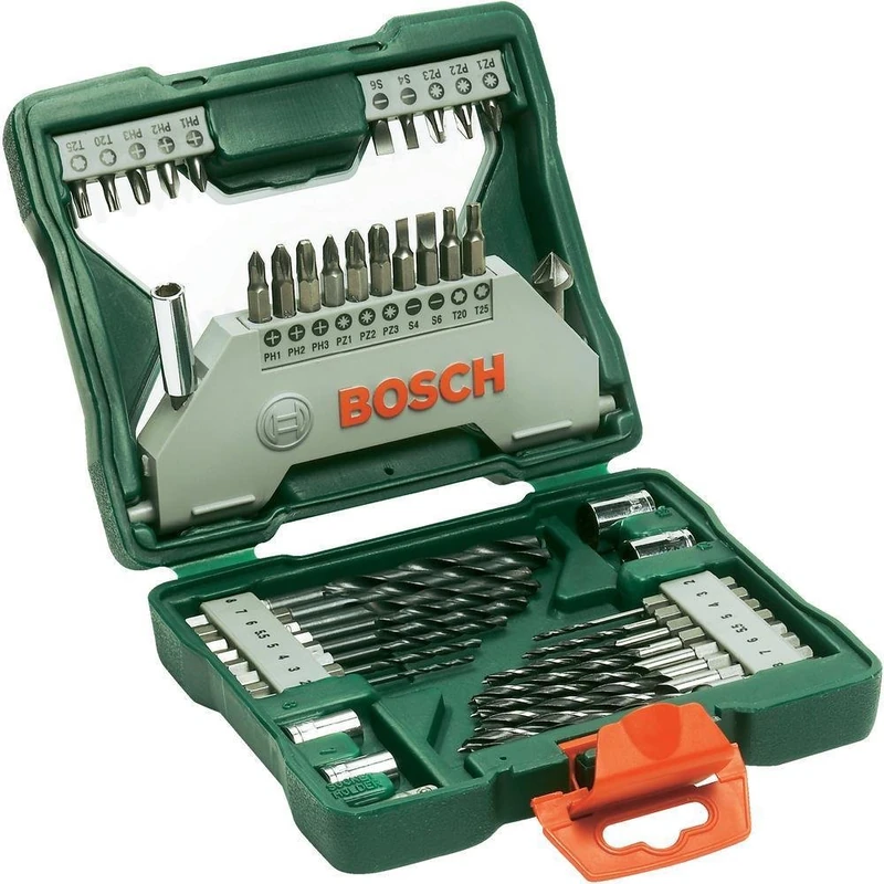 Bosch 43pc. X-Line Drill and Screwdriver Bit Set (for Wood and Metal, Accessories Drill and Screwdriver)