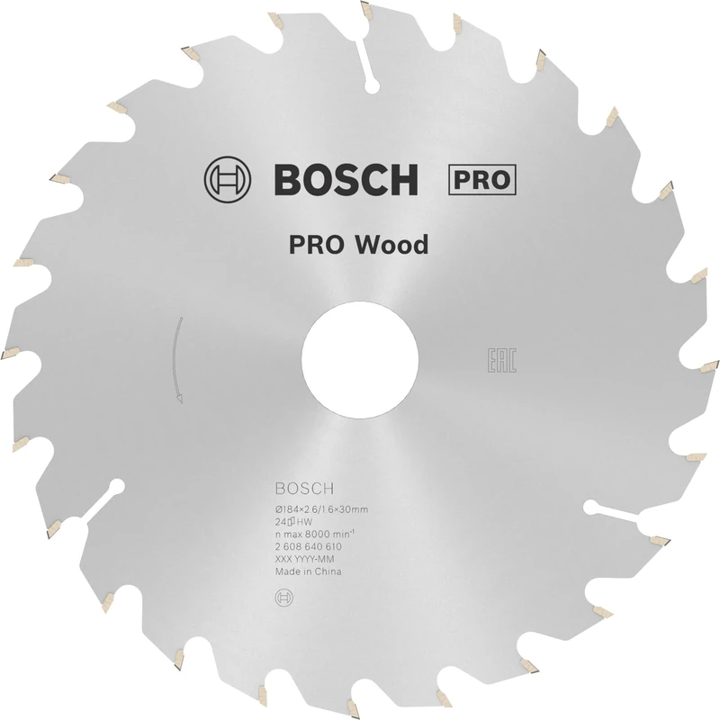Bosch 1x PRO Wood Corded Circular Saw Blade for Hand-Held Saws