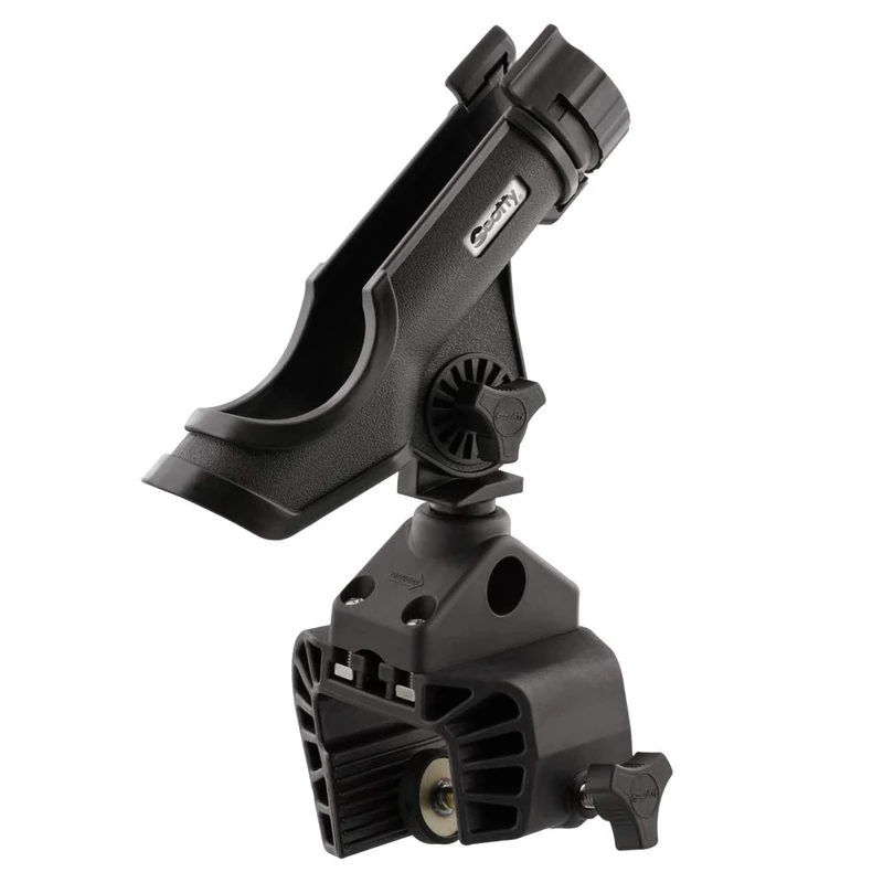 Scotty 339-BK Power Lock Rod Holder with Clamp Mount, BLACK