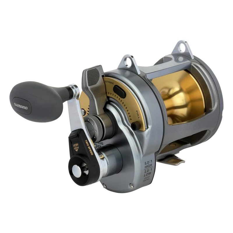 Shimano Tyrnos 30 2 Speed Offshore Seafishing Multiplier Trolling Fishing Reel, TYR30II, Gunmetal