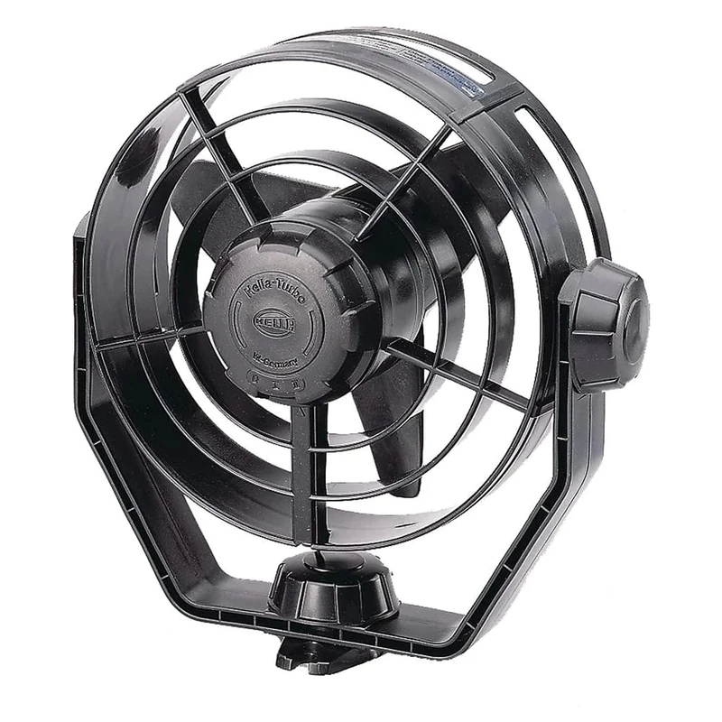HELLA 8EV 003 361-002 Fan - Turbo - 12V - 6.5W - Black - Cable: 1400mm