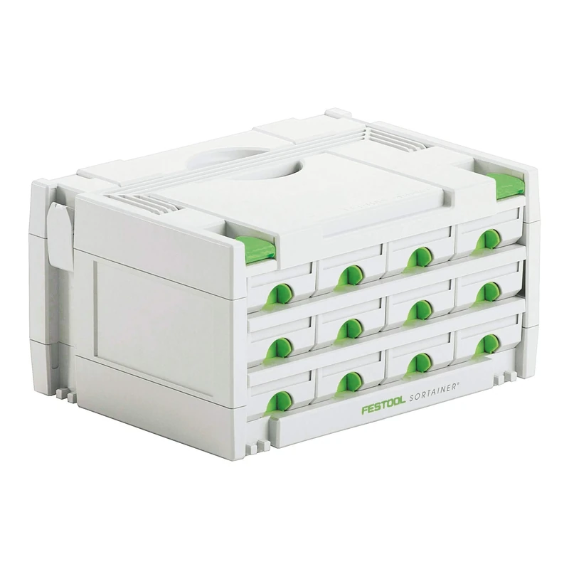 Festool 491986 Sys 3-SORT/12 Sortainer, White, 21.5 cm*39.5 cm*29.5 cm