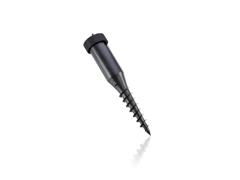 Leifheit Centring Ground Screw Socket for Rotary Clothes Lines, 45 mm and 50 mm Aperture, for Easy Installation of Rotary Clothes Line, Ground Socket - Image 1