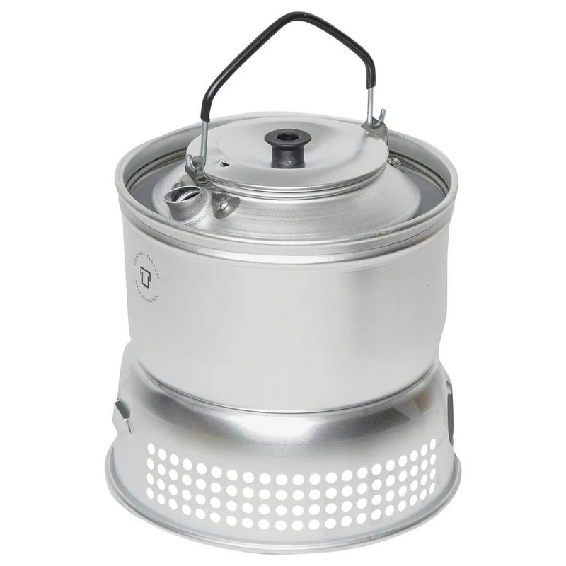 Trangia 27-6 Non-Stick Cookset with Kettle and Spirit Burner, Complete Camping Cookware and Stove Set for Hiking, Backpacking, Fishing