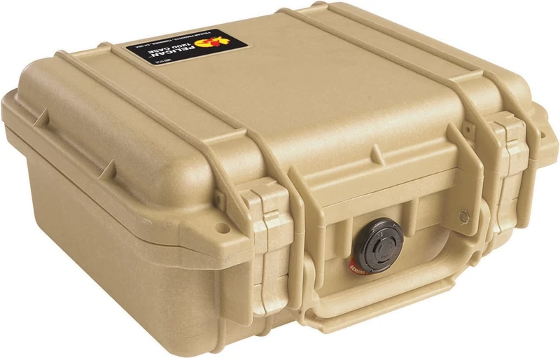 Pelican 1200 Camera Case With Foam (Desert Tan)