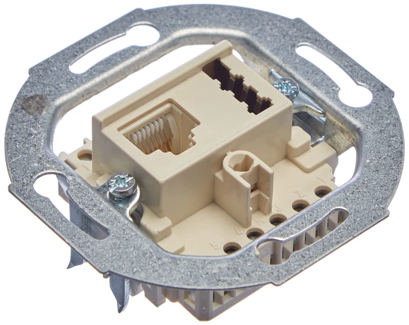 Busch-Jaeger UAE8(6)TAE6F+N Kombidose 2x6polig UAE/TAE